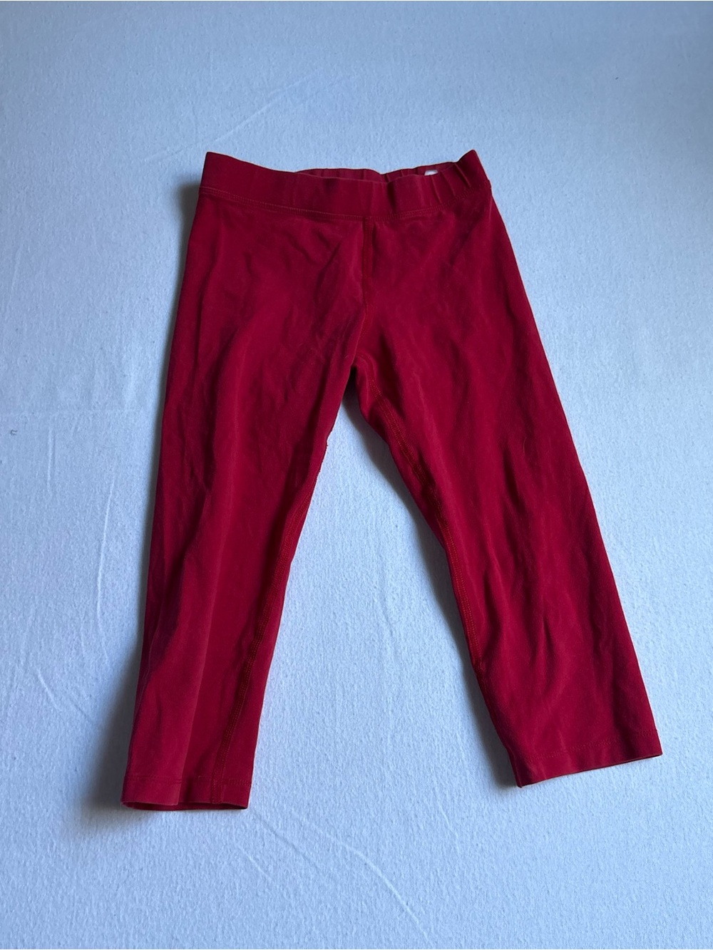 Primary Red Girls' Stretch Leggings